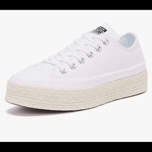 Converse espadrille platform sneakers NWOT